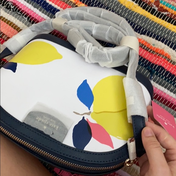 NWT Kate Spade Dome Crossbody Lemon - Picture 5 of 5